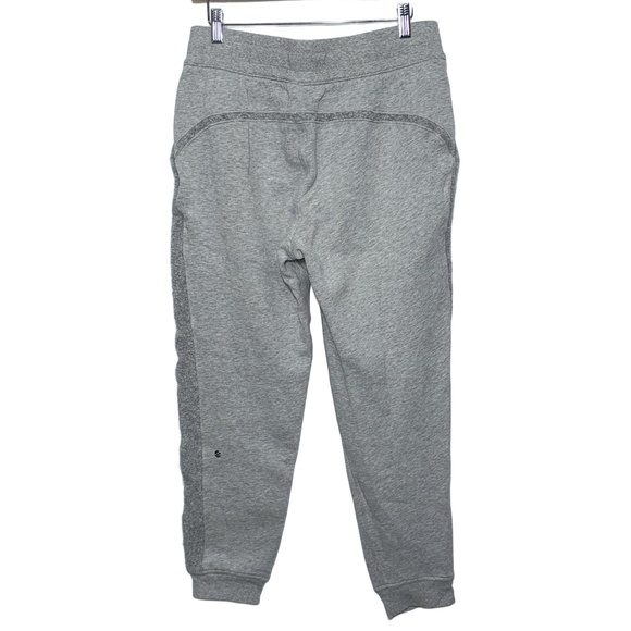 NEW Lululemon Scuba Jogger Sherpa Stripe Heather Grey Gray Joggers Pants Size 10 - Picture 7 of 14